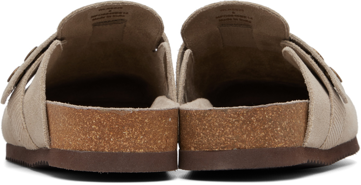 Barbour Taupe Bowman Slip-on Loafers
