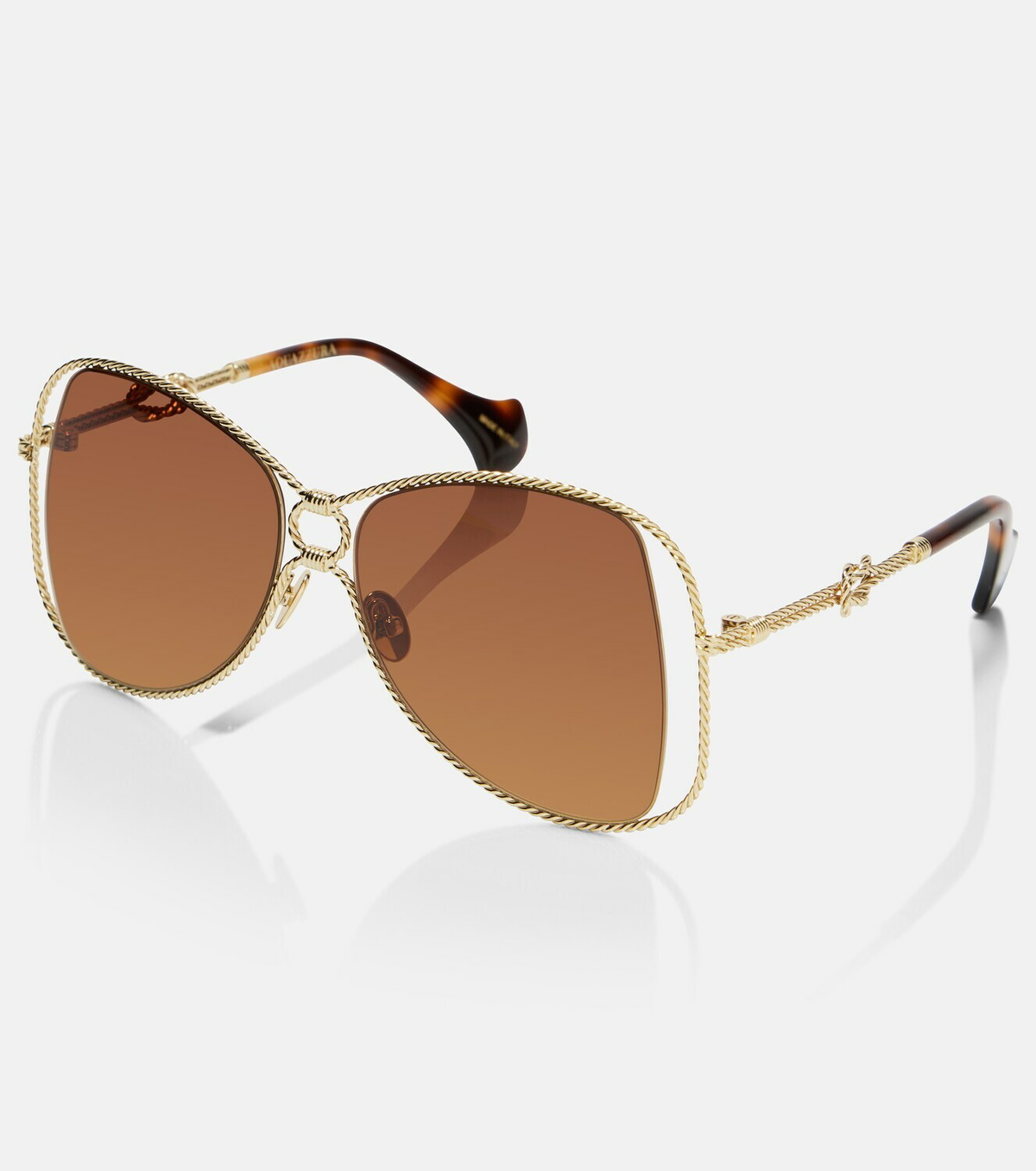 Aquazzura Malibu oversized sunglasses