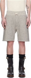 RRL Gray Garment-Dyed Shorts
