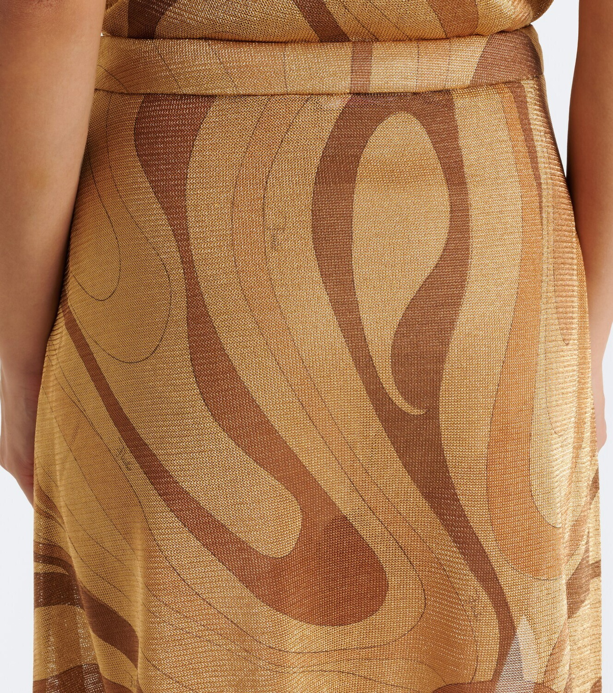 Pucci Marmo Lurex® voile miniskirt