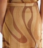 Pucci Marmo Lurex® voile miniskirt