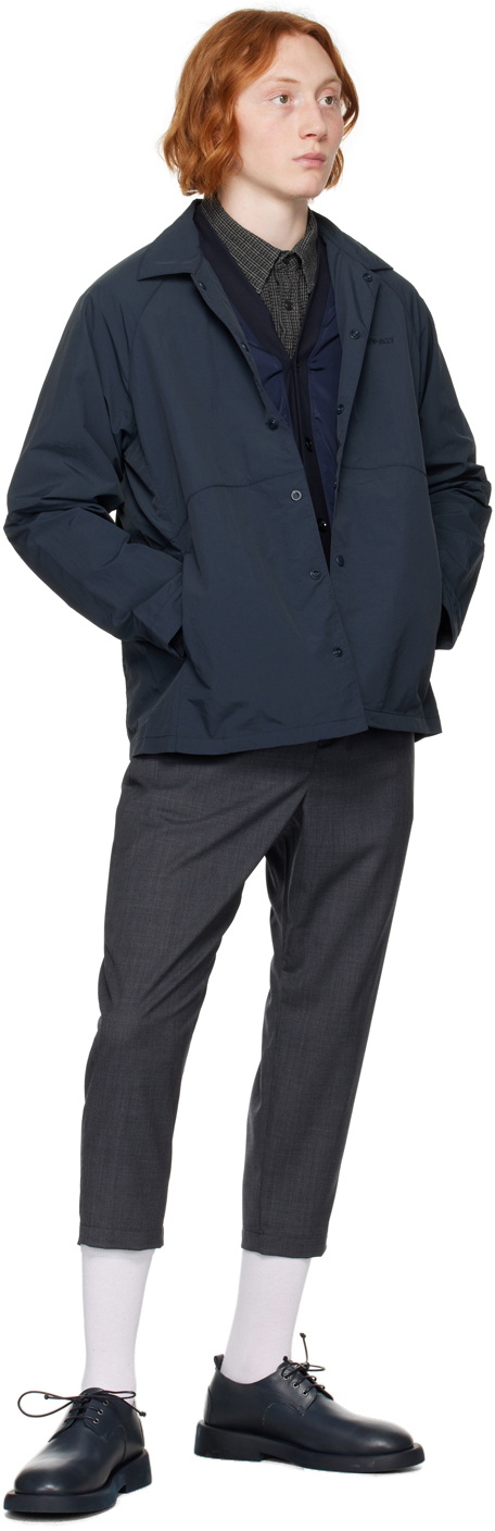 SOPHNET. Gray Easy Trousers