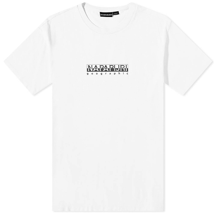 Photo: Napapijri Men's Sox Box T-Shirt in Bright White