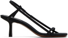 NEOUS Black Merga Heeled Sandals