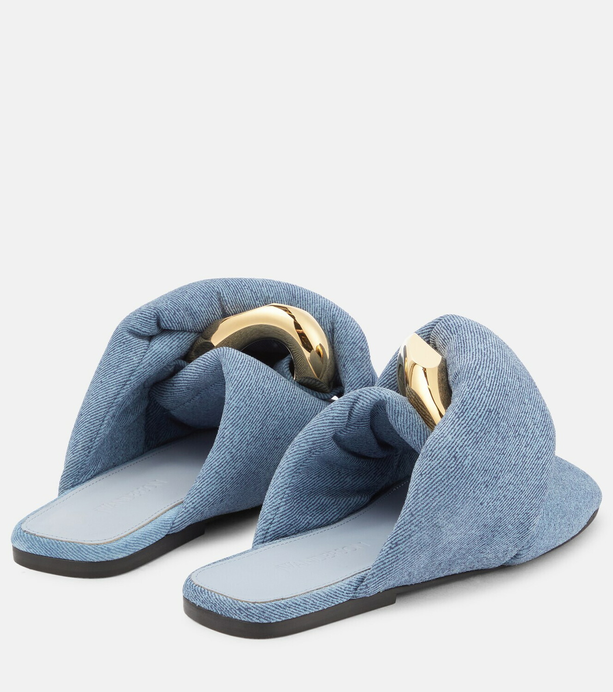JW Anderson - Chain Twist denim sandals JW Anderson