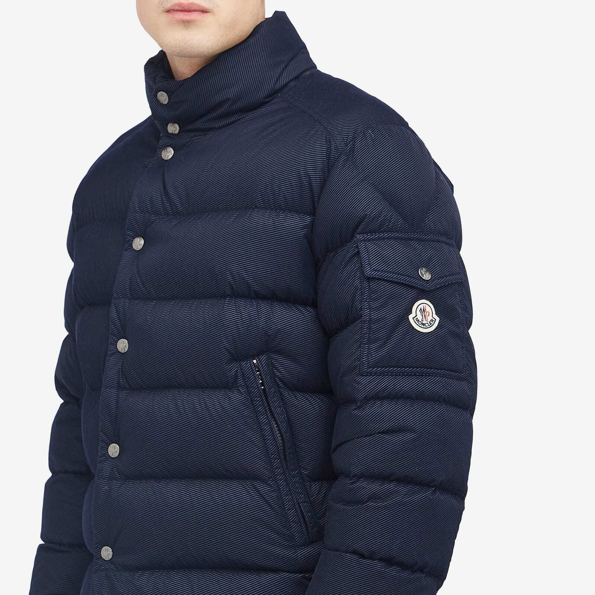 Moncler Men's Lule Nylon Jacket in Navy Moncler Moncler Men's Lule Nylon Jacket in Navy Moncler
