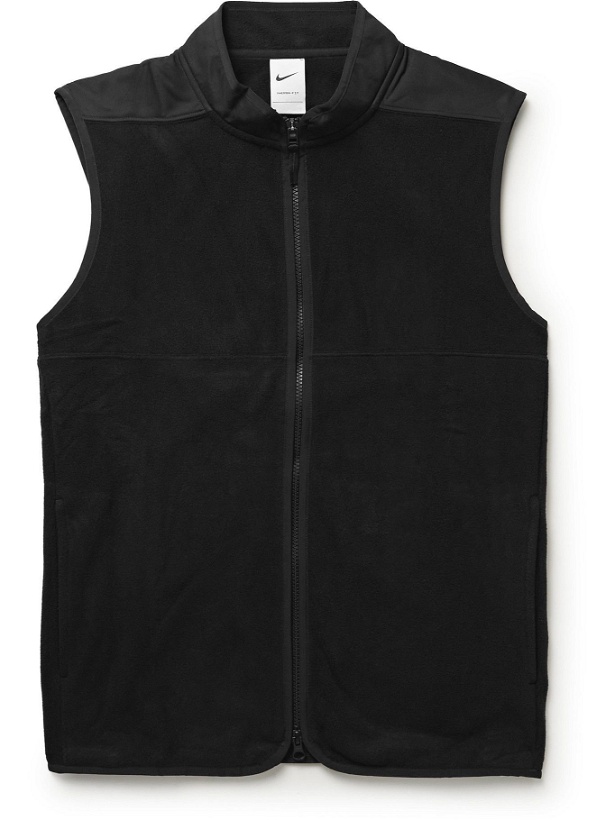 Photo: Nike Golf - Victory Shell-Panelled Therma-FIT Gilet - Black