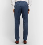 Hugo Boss - Blue Genius Slim-Fit Super 120s Virgin Wool Suit Trousers - Blue
