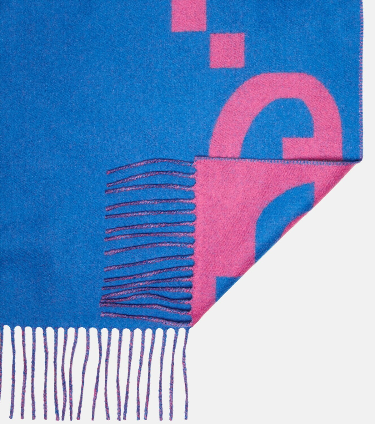 Gucci - Jumbo GG jacquard reversible wool scarf Gucci