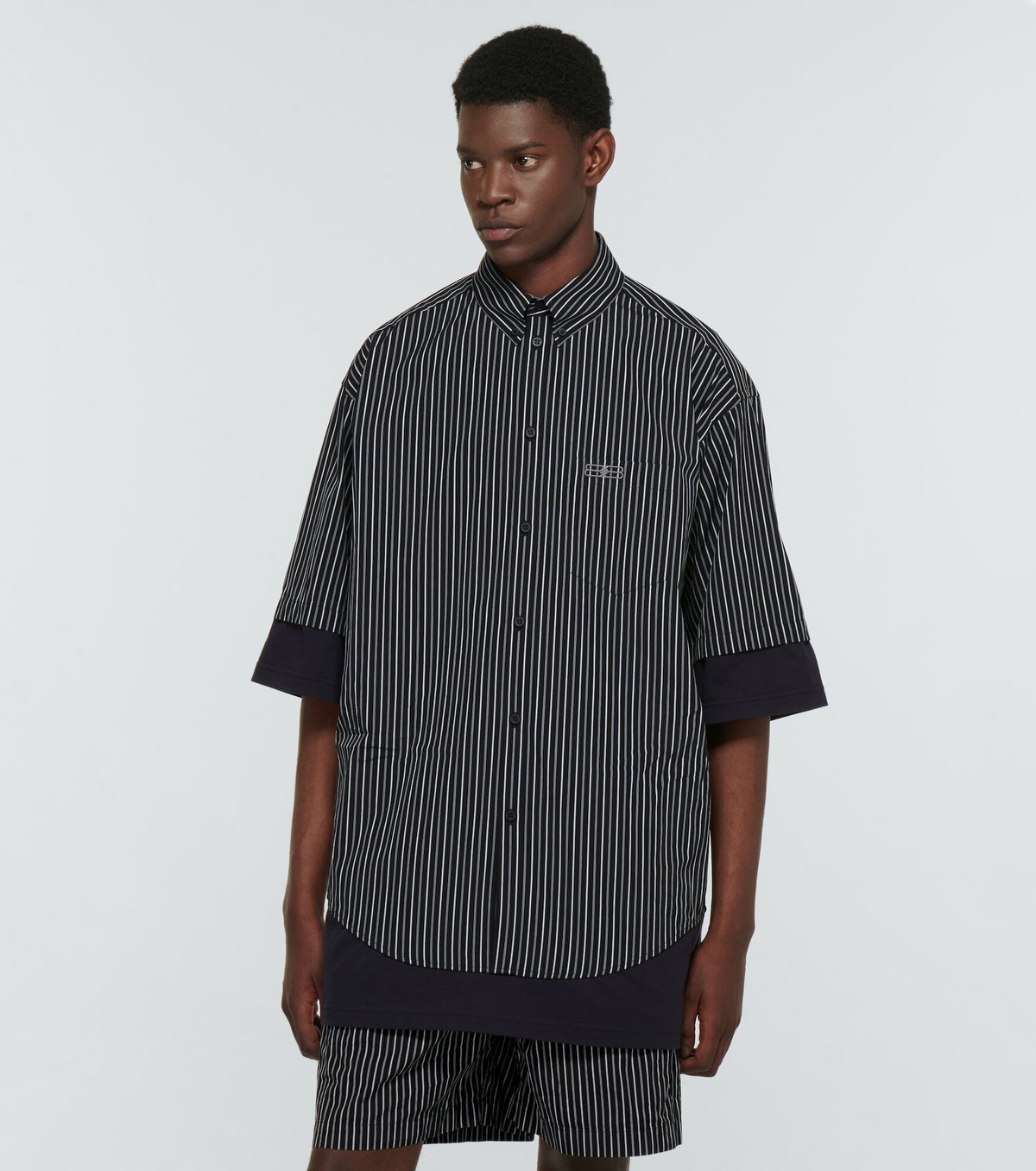 Balenciaga - Striped cotton shirt Balenciaga