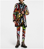 Pucci - Printed high-rise stirrup leggings