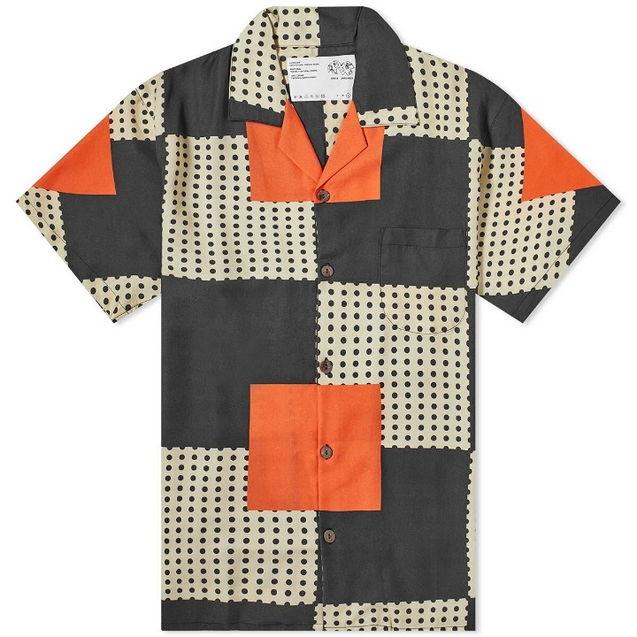 Photo: Space Available Men's Psychoic Energy Vacation Shirt in Black Check