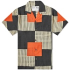 Space Available Men's Psychoic Energy Vacation Shirt in Black Check