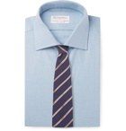 Kingsman - Turnbull & Asser Light-Blue Slim-Fit Cotton and Cashmere-Blend Twill Shirt - Light blue