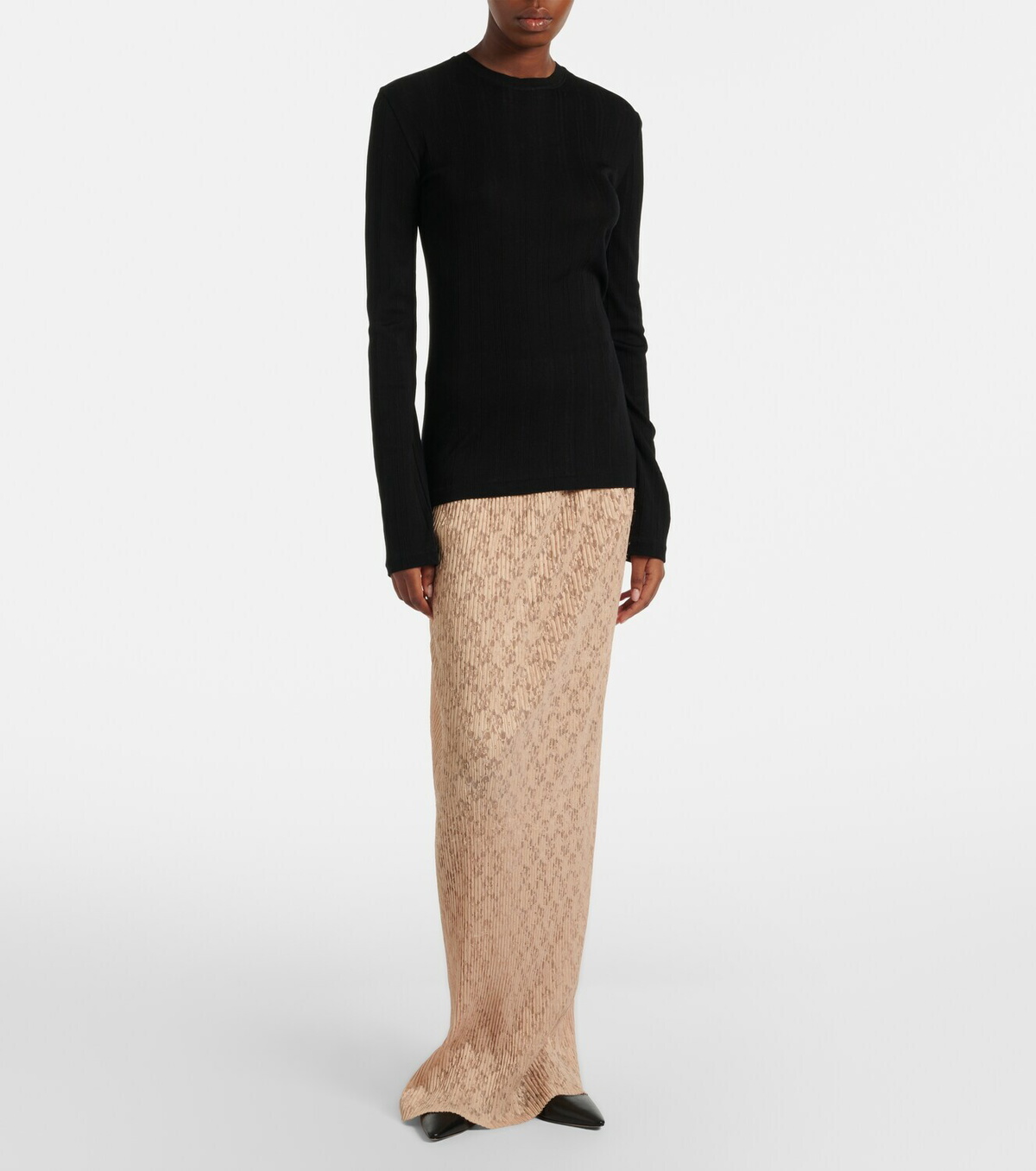 The Row Dantea cotton jersey top
