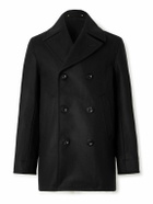 Private White V.C. - The Manchester Wool Peacoat - Black
