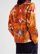 BODE - Cigar Quilted Patchwork Silk Shirt - Yellow
