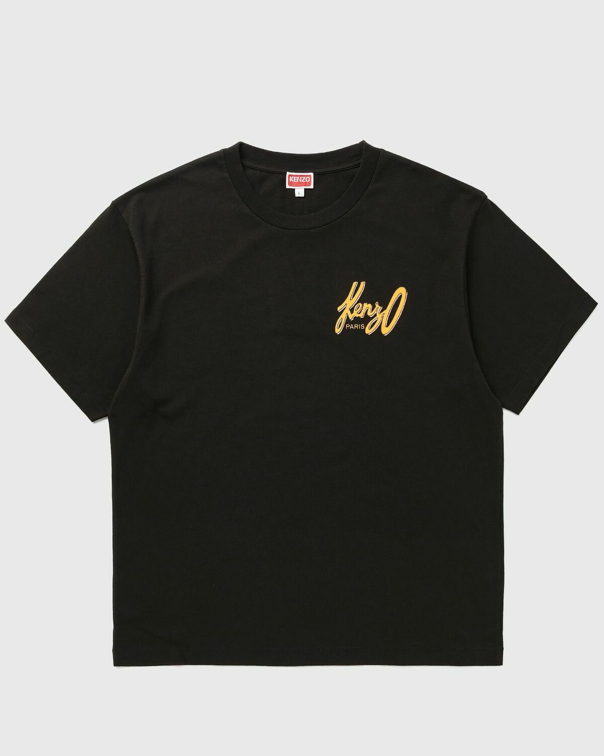Kenzo Archive Ov Logo Tee Black Shortsleeves Kenzo