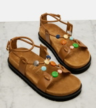 Loewe Paula's Ibiza Pebble Beads leather sandals