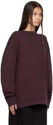 Raf Simons Purple Knot Hood Sweater