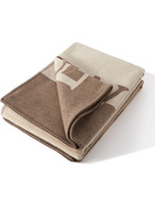 Loewe - Logo-Detailed Striped Mohair-Blend Blanket