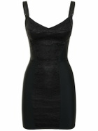 DOLCE & GABBANA - Satin Corset Mini Dress
