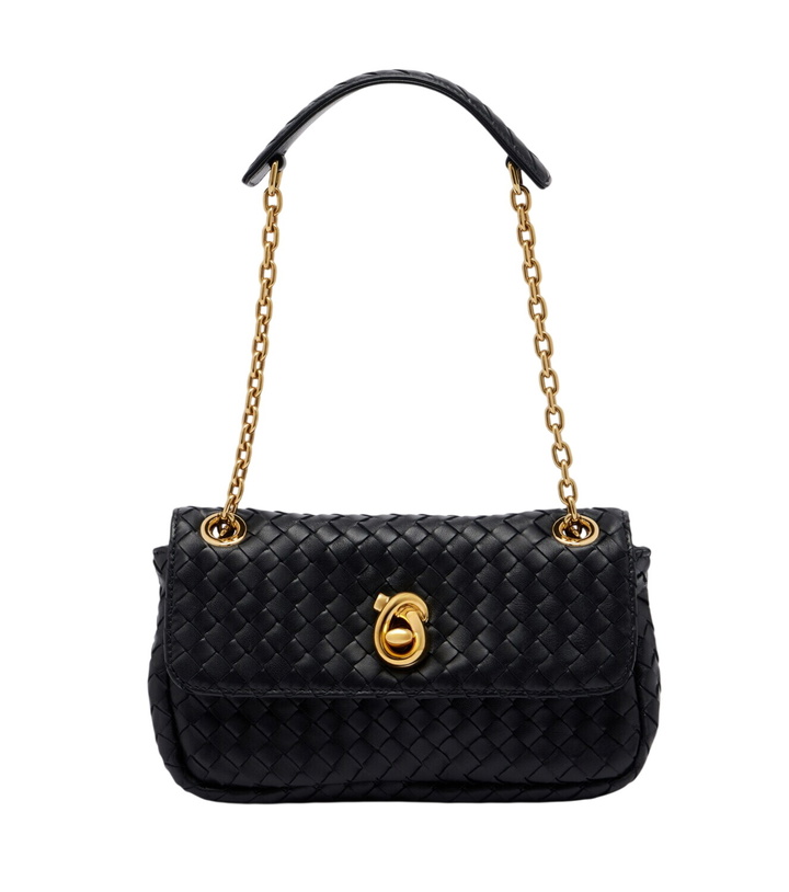 Photo: Bottega Veneta Madison Intrecciato leather shoulder bag