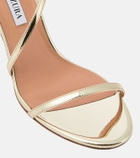 Aquazzura Sleek 75 leather sandals