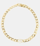 Anita Ko 18kt gold chain bracelet with diamond