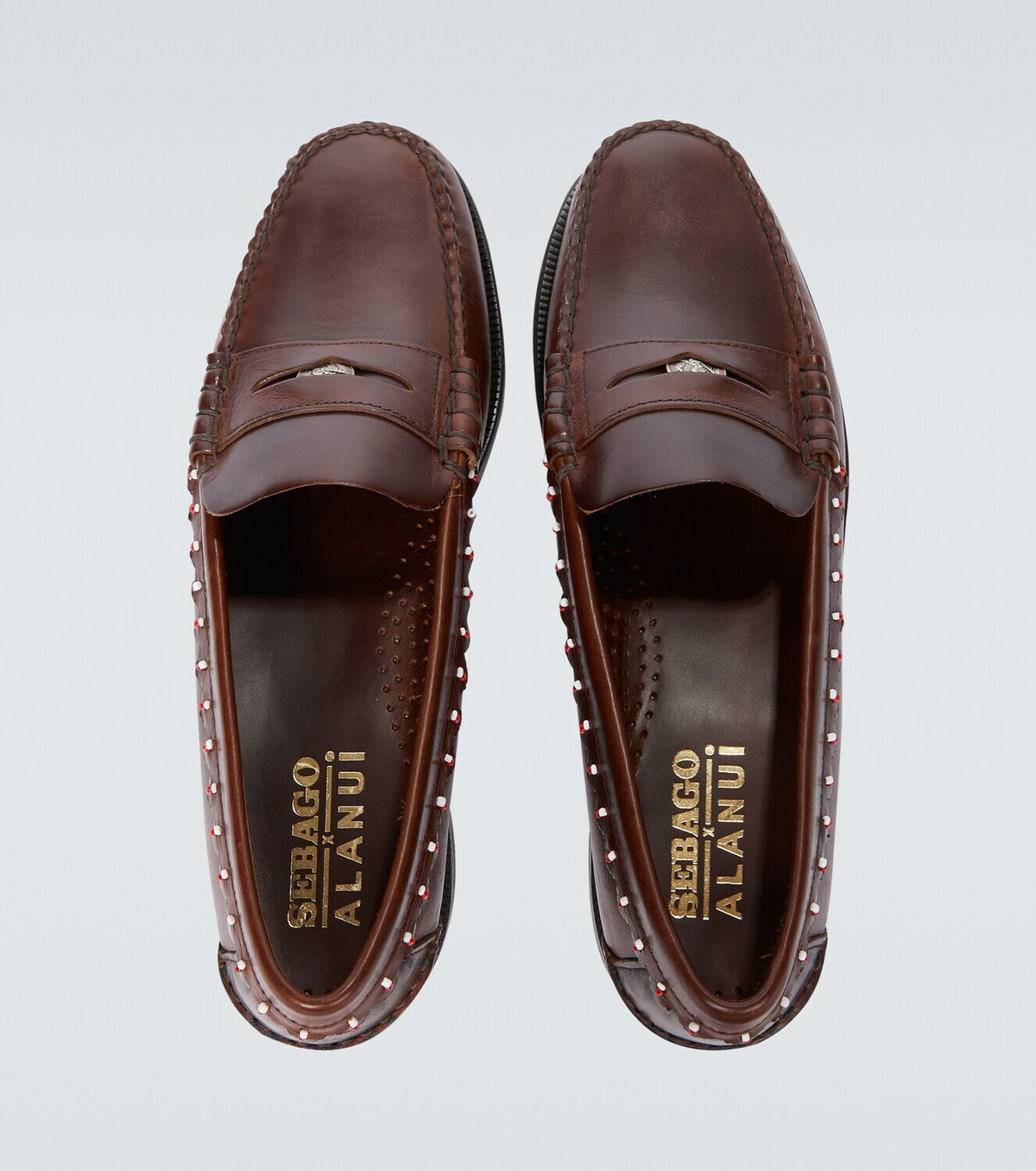 Alanui ALANUI x Sebago Dan leather loafers