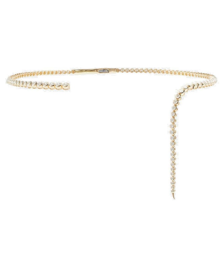 Photo: Ondyn Imperial Wavelength 14kt gold necklace with diamonds