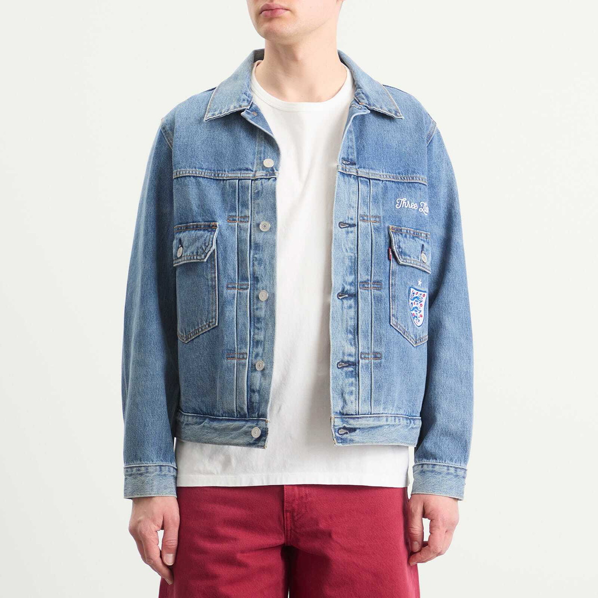Levi's Men's England Type II Jacket in Blue