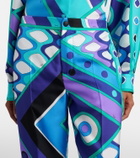 Pucci Vivara high-rise silk wide-leg pants