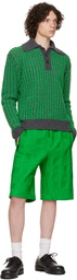 Bottega Veneta Green Jumper Polo