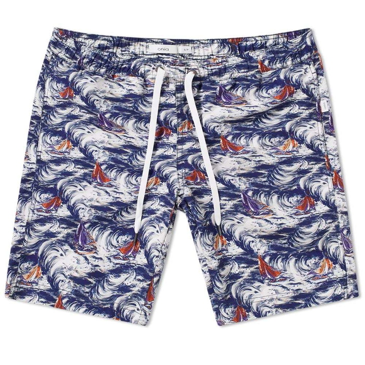 Photo: Onia Charles 7" Mediterranean Swim Short Blue