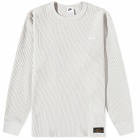 Nike Men's Life Waffle T-Shirt in Light Iron Ore/Light Bone/White