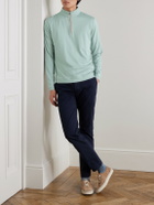 Peter Millar - Albatross Piqué Half-Zip Sweater - Green
