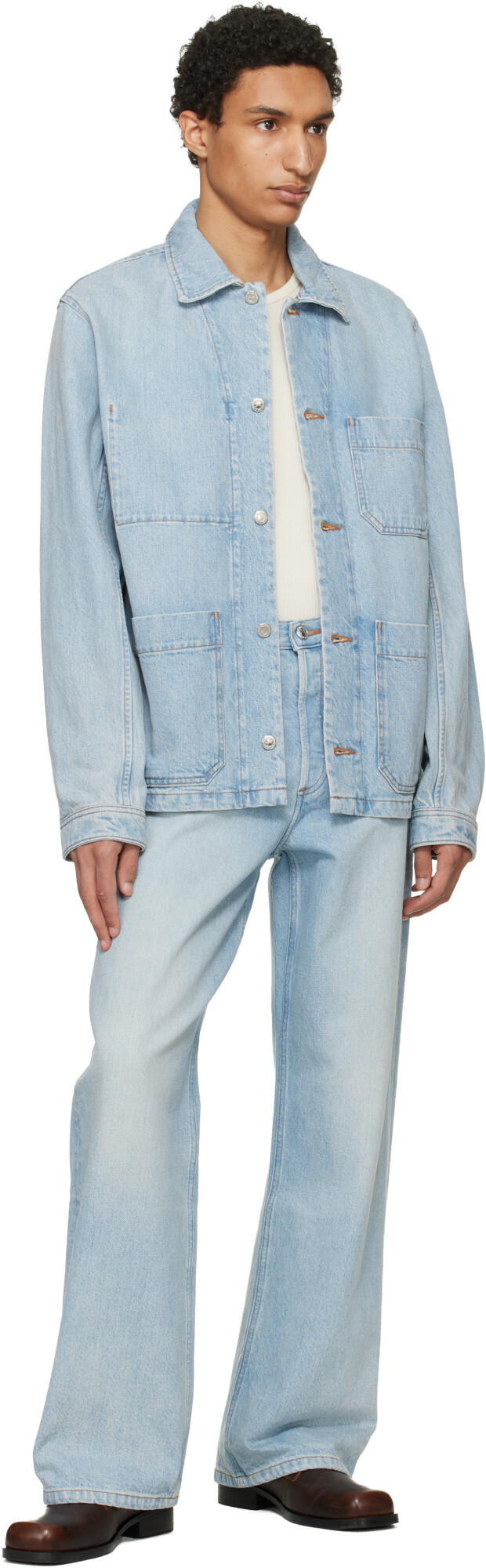 A.P.C. Blue New Rodney Denim Jacket