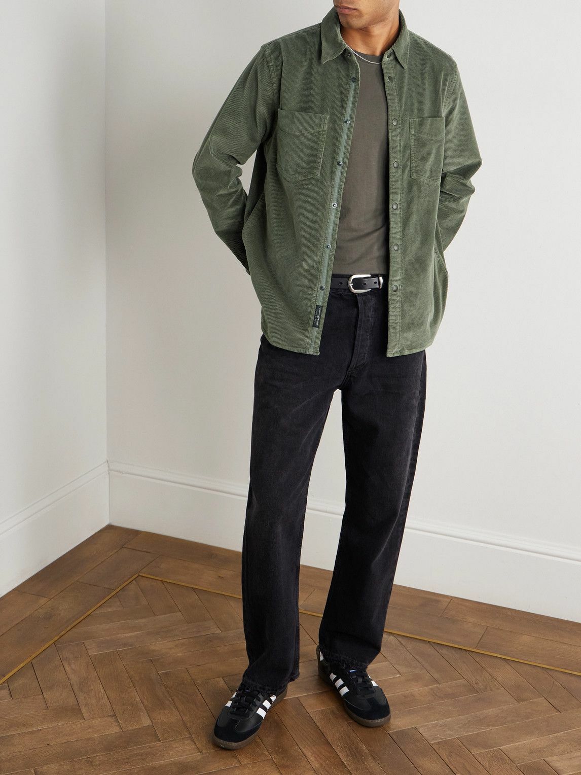 Rag & Bone - Cotton-Blend Corduroy Overshirt - Green