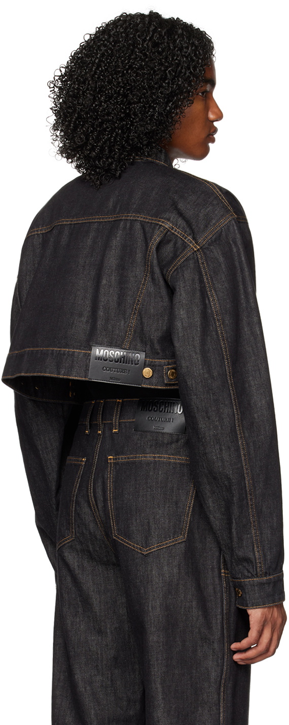 ジャケット MOSCHINO JEANS Woman Jacket Black 37028221 1555 ジャケット MOSCHINO JEANS Woman Jacket Black 37028221 1555