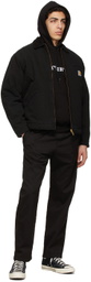 Carhartt Work In Progress Black Cotton Hoodie