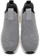 Z Zegna Grey Sock 2.0 Slip-On Sneakers