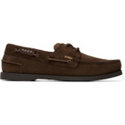 Hugo Brown Mixed Suedes Boat Shoes