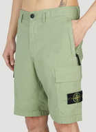 Stone Island - Compass Patch Bermuda Shorts in Green