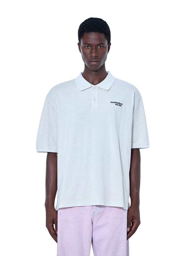 Photo: Acne Studios Washed Logo Polo Shirt