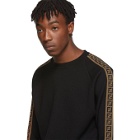 Fendi Black Forever Fendi Side Stripe Sweater