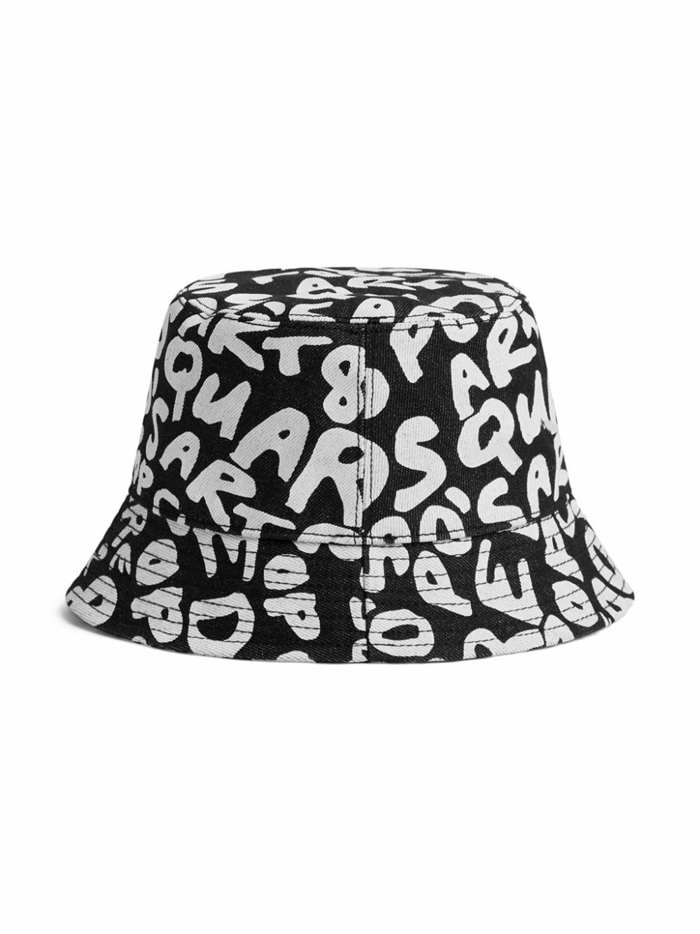 DSQUARED2 Bucket Hat DSQUARED2 Icon Splash Bucket Hat Black | Mainline Menswear us main image 3