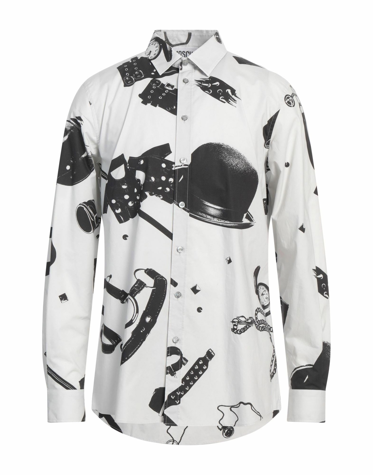 Moschino Couture Mens Shirt Light in Grey