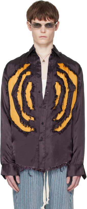 Photo: Edward Cuming Purple Vortex Lung Shirt
