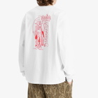 Brain Dead Men's Judgement Long Sleeve T-Shirt in White